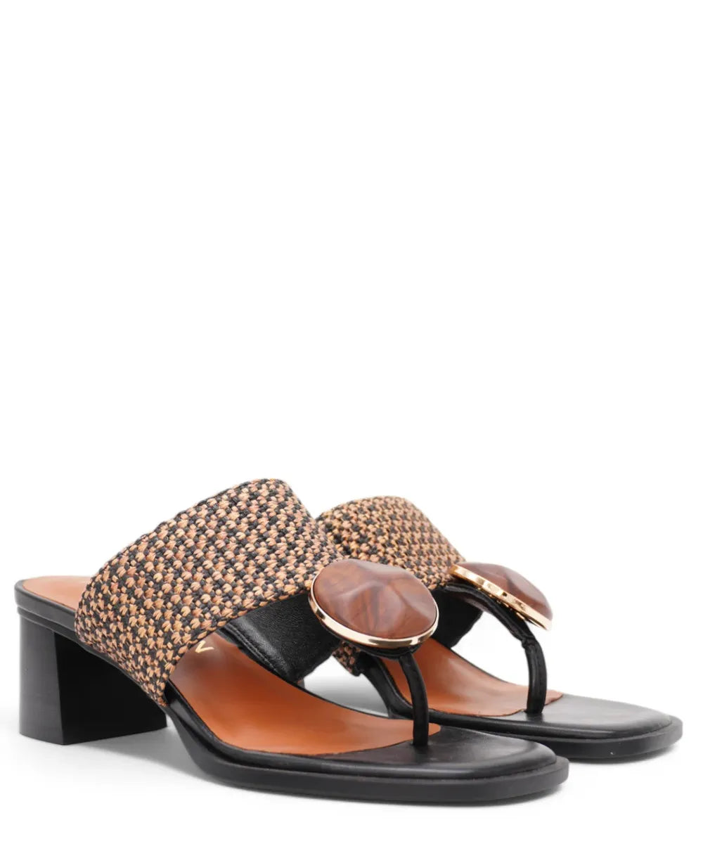 Sandalo Infradito con Tacco-NOA HARMON-Sandali-Vittorio Citro Boutique