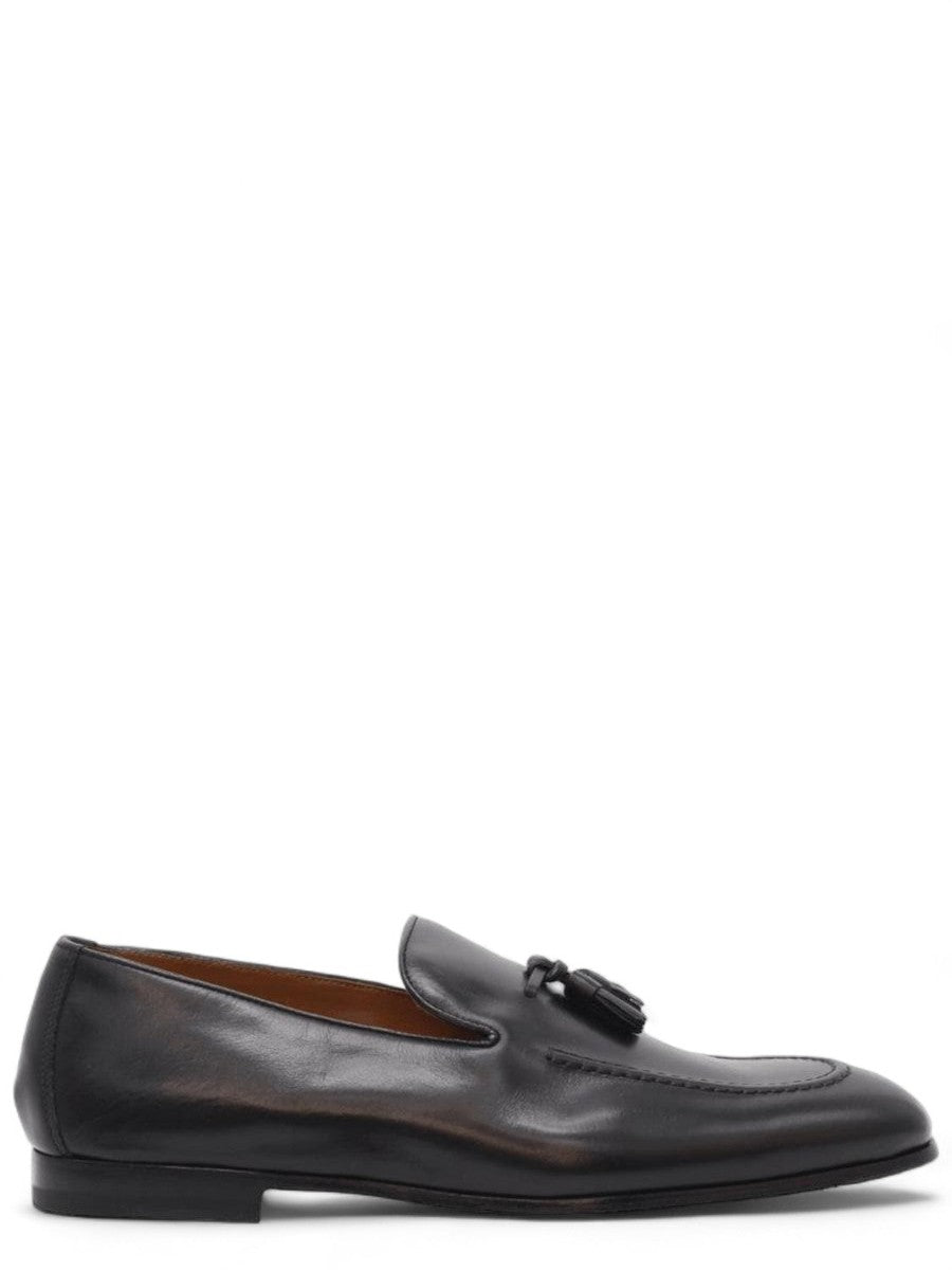 Mocassini in Pelle con Nappine-Mocassini-Doucal'S-Vittorio Citro Boutique