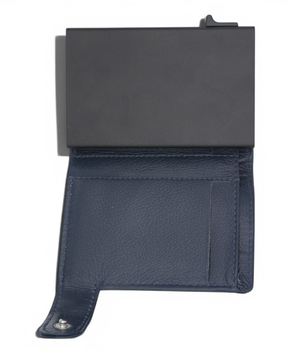 Portefeuille Homme VittorioCitro Cuir Bleu RFID