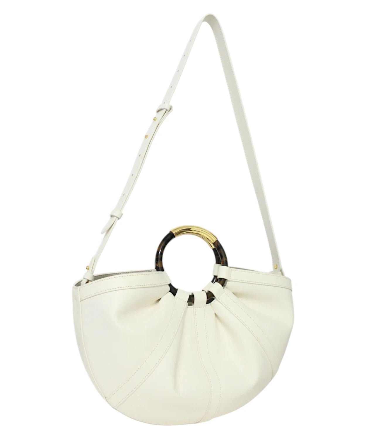 Borsa Coccinelle Shell Big a mano con manico rigido e tracolla