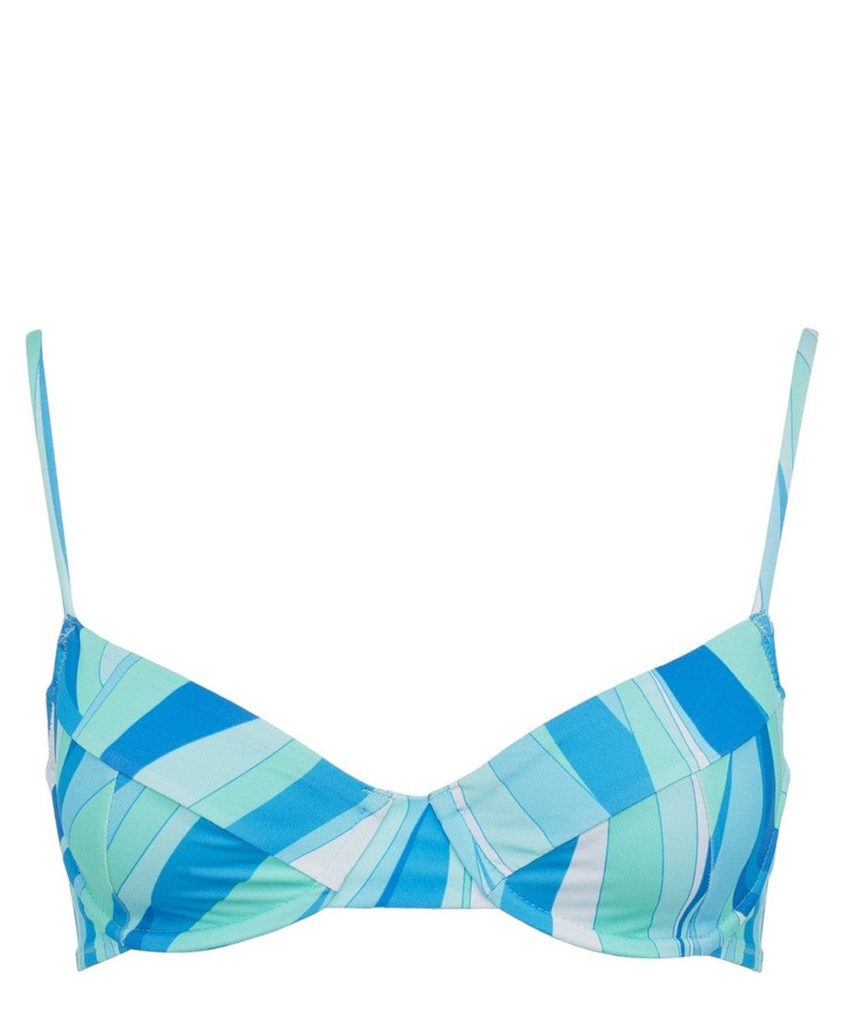 Bralette con Ferretto Stampa Wave-Costumi da bagno-Mc2 Saint Barth-Vittorio Citro Boutique