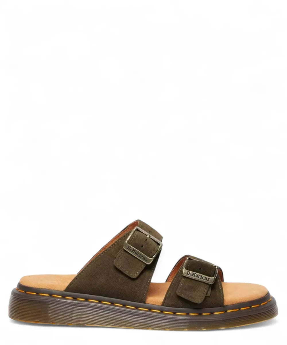 Sandali Josef in Camoscio Brox Suede con Doppia Fibbia-Sandali-Dr. Martens-Vittorio Citro Boutique