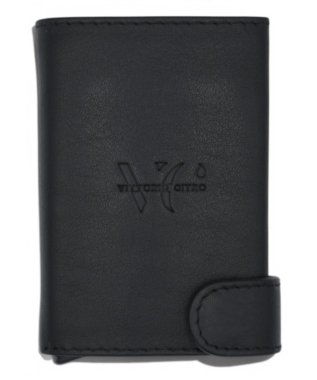 Portefeuille Homme VittorioCitro Cuir Noir avec RFID