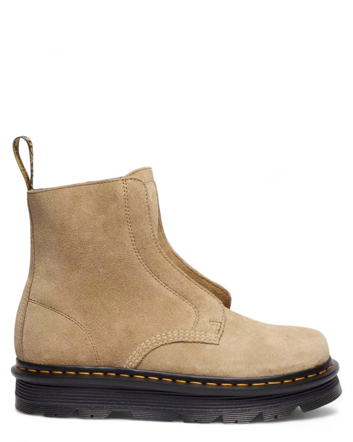 Zebzag Laceless Boot in Suede-Dr. Martens-Stivali-Vittorio Citro Boutique