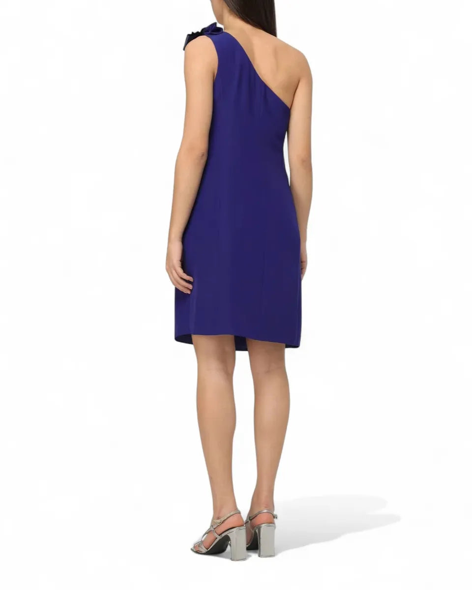 Abito Monospalla con Maxi Fiocco e Spille Butterfly-Abiti-Emporio Armani-Vittorio Citro Boutique