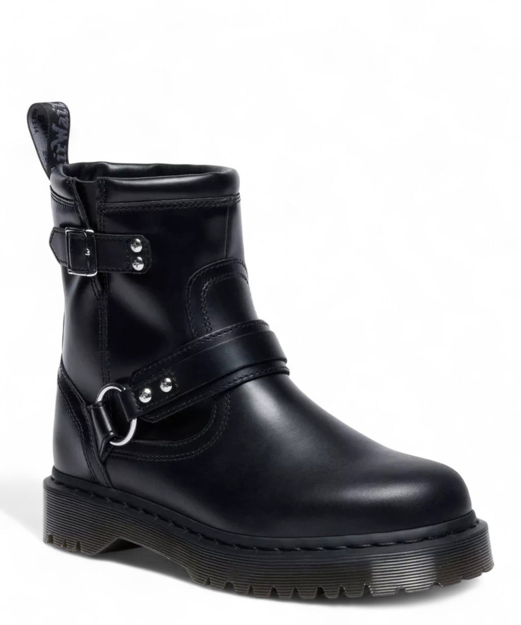 Bottes biker Dr. Martens Anistone Harness en cuir Orleans