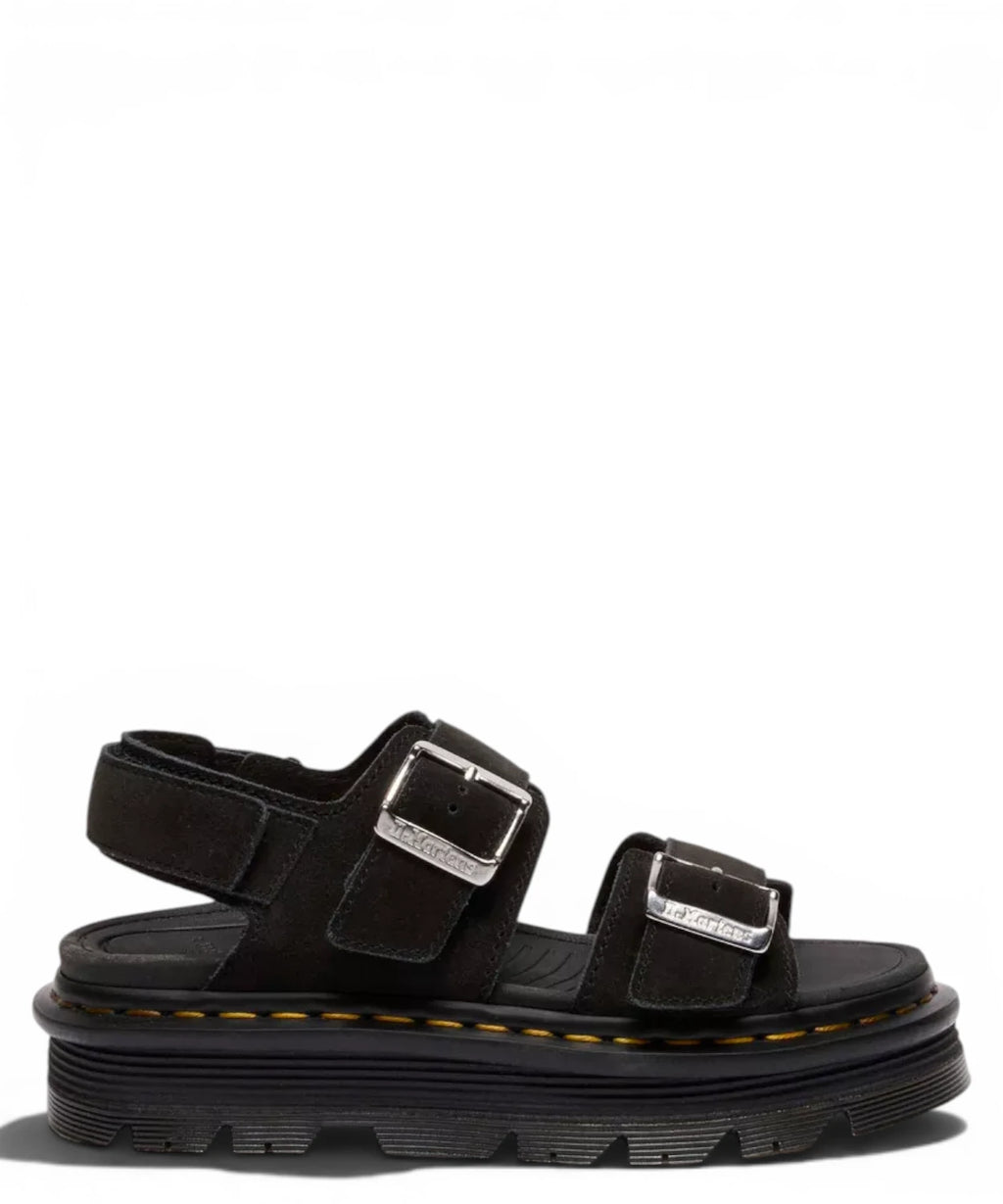 Sandales Dr. Martens Zebzag en daim avec double boucle