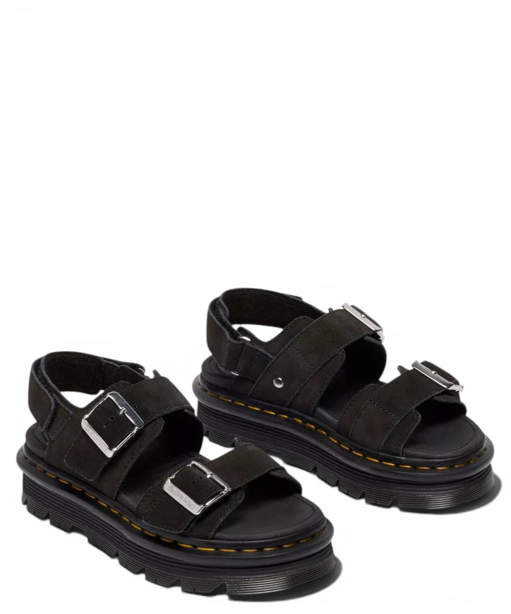 Sandales Dr. Martens Zebzag en daim avec double boucle