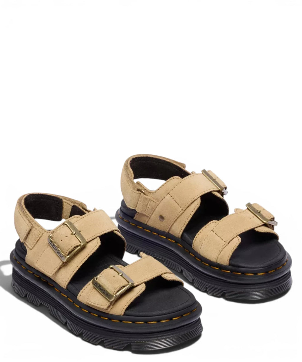 Sandales Dr. Martens Zebzag en daim avec semelle plateforme