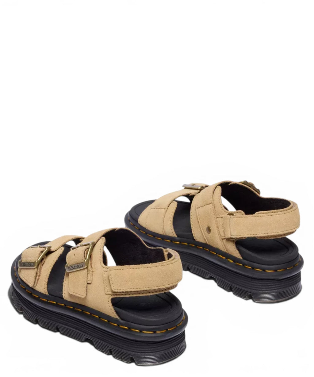 Sandales Dr. Martens Zebzag en daim avec semelle plateforme