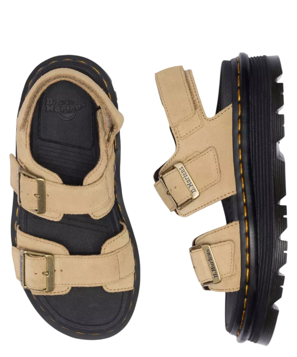 Sandales Dr. Martens Zebzag en daim avec semelle plateforme