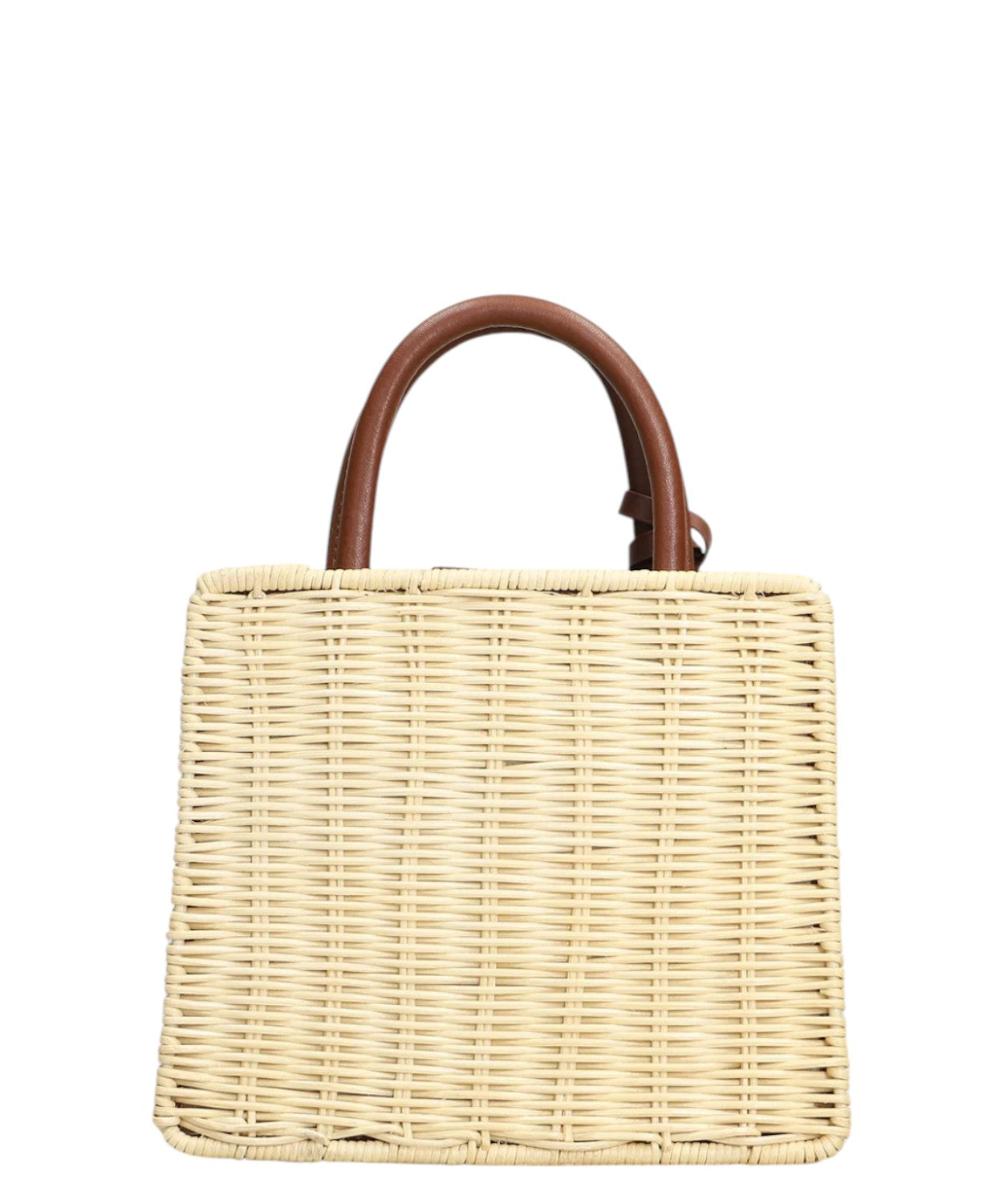 Sac Mini MC2 Saint Barth en Paille et Cuir
