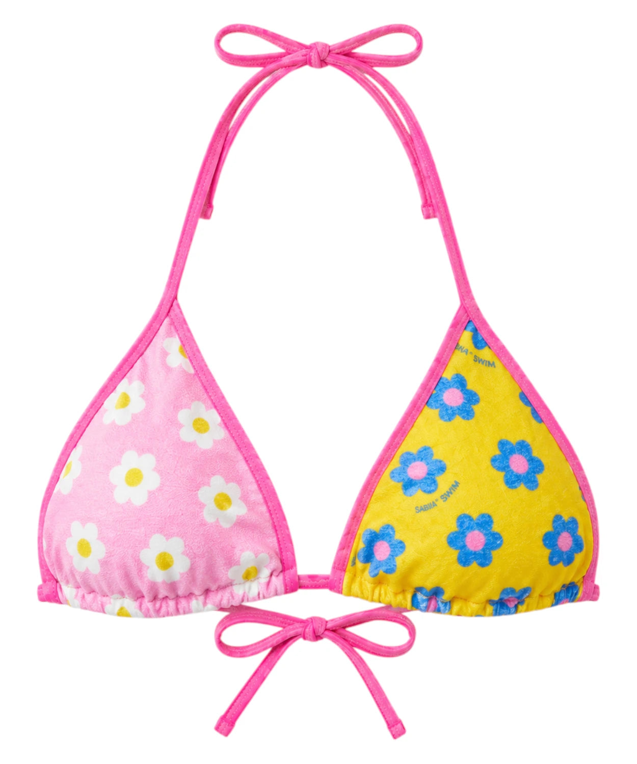 Haut de bikini MC2 Saint Barth avec fleurs