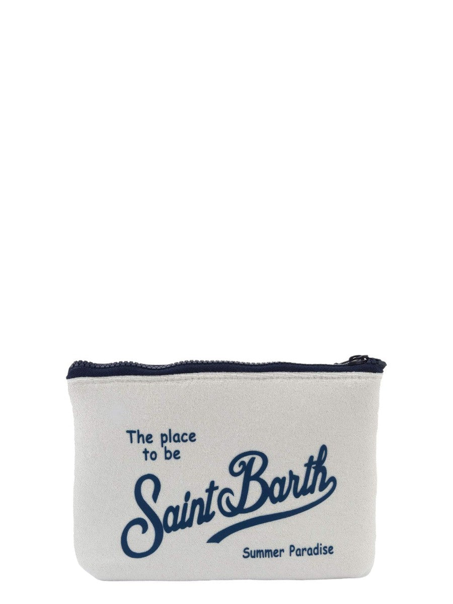 Pochette Aline in spugna bianca-Mc2 Saint Barth-Pochette-Vittorio Citro Boutique