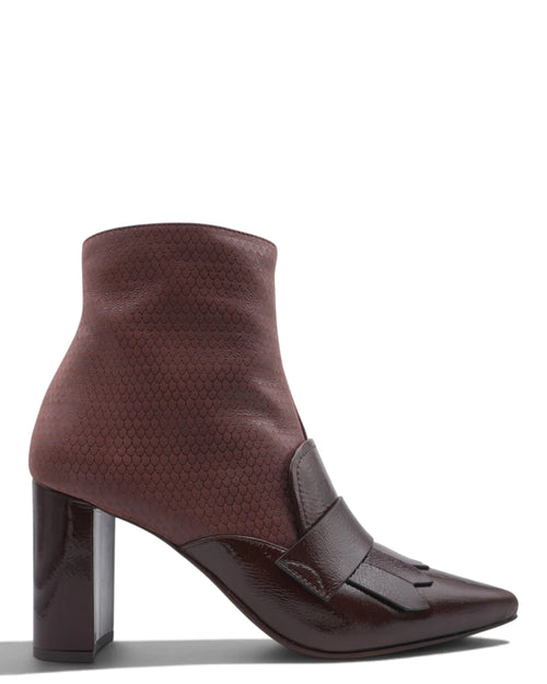 Bottine Chie Mihara Audry pour femme en Choco et Castano