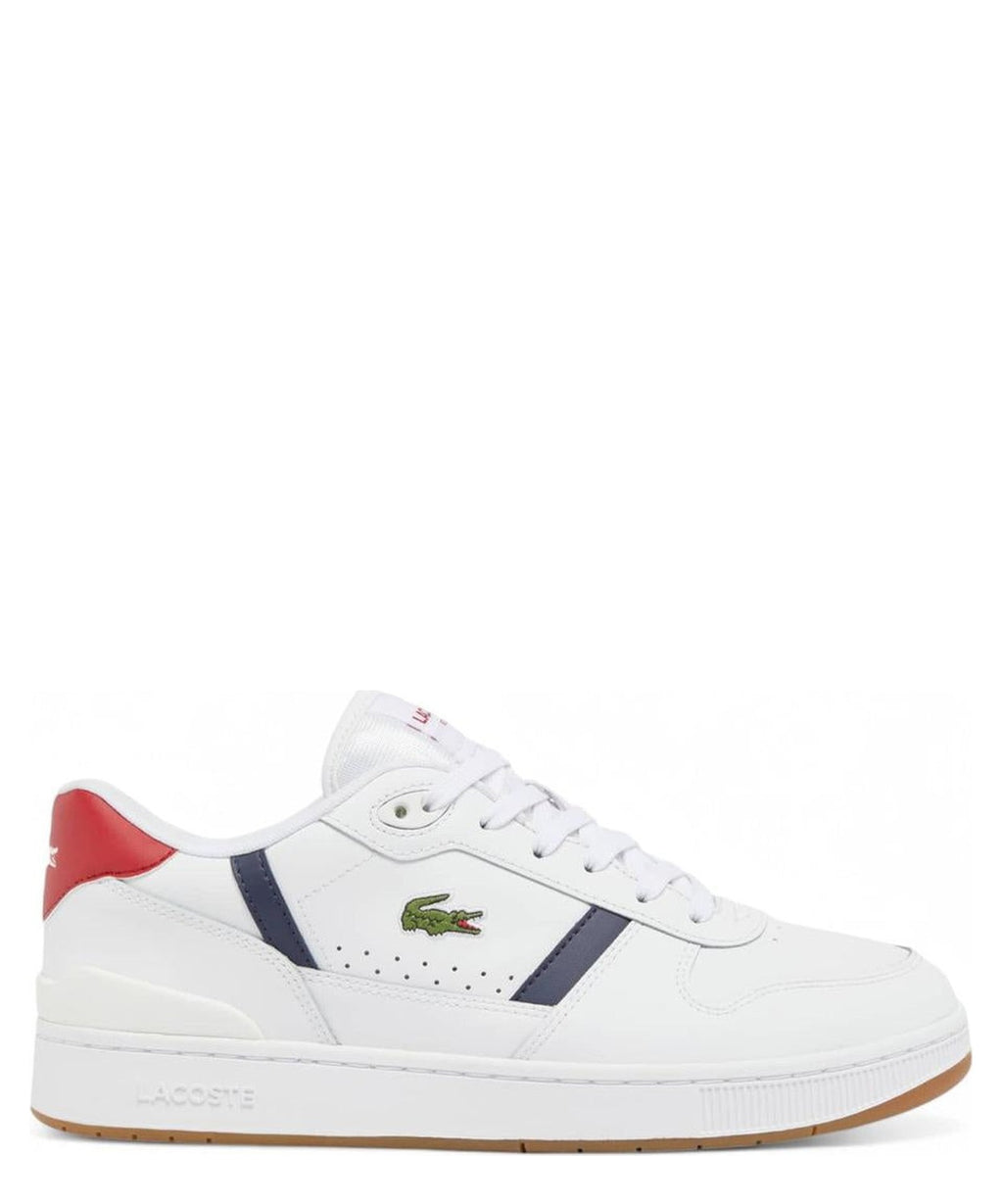 Sneakers Uomo in Pelle T-Clip Set-LACOSTE-Sneakers-Vittorio Citro Boutique