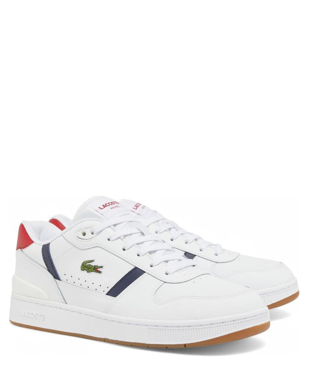 Sneakers Uomo in Pelle T-Clip Set-LACOSTE-Sneakers-Vittorio Citro Boutique