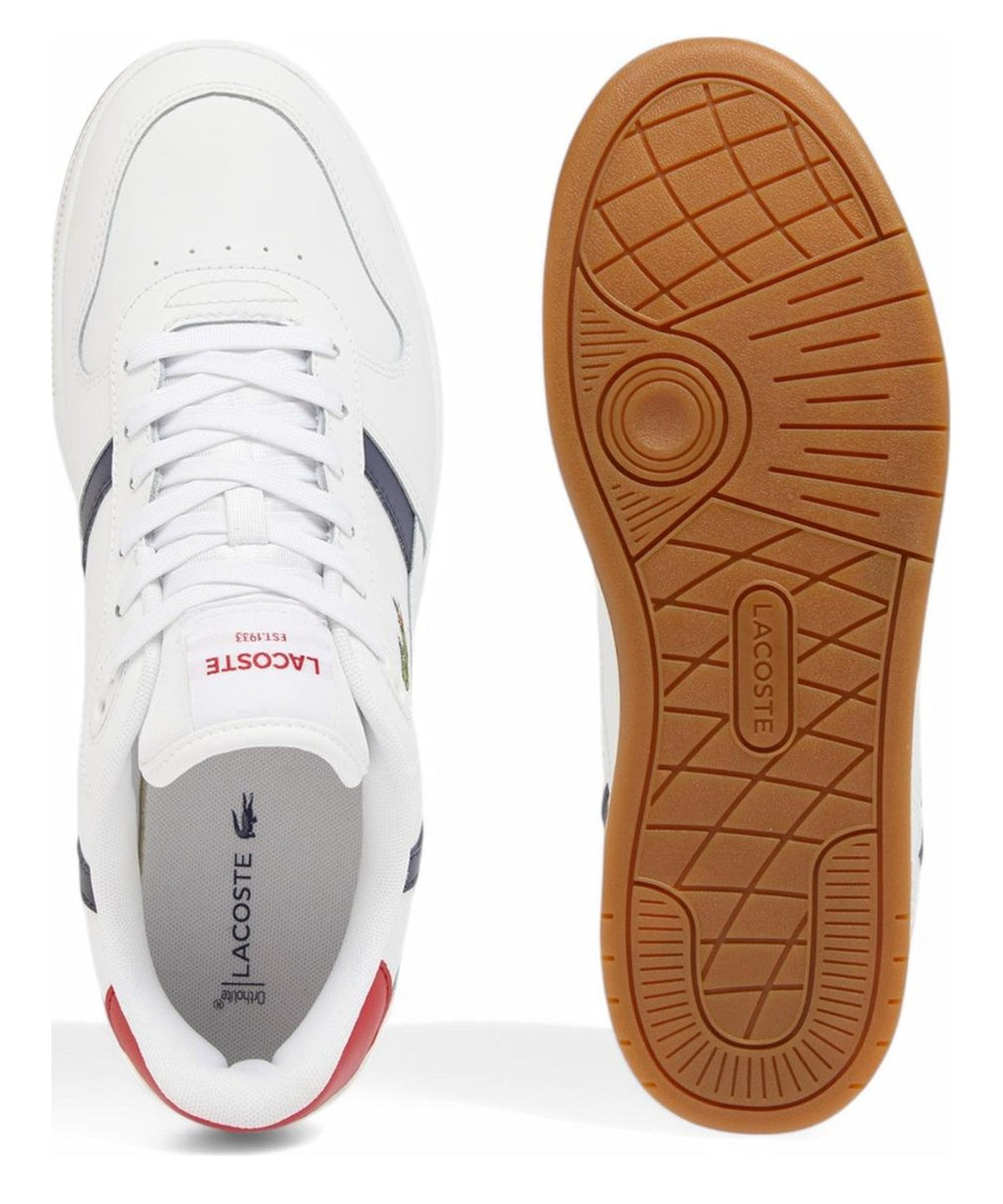 Sneakers Uomo in Pelle T-Clip Set-LACOSTE-Sneakers-Vittorio Citro Boutique