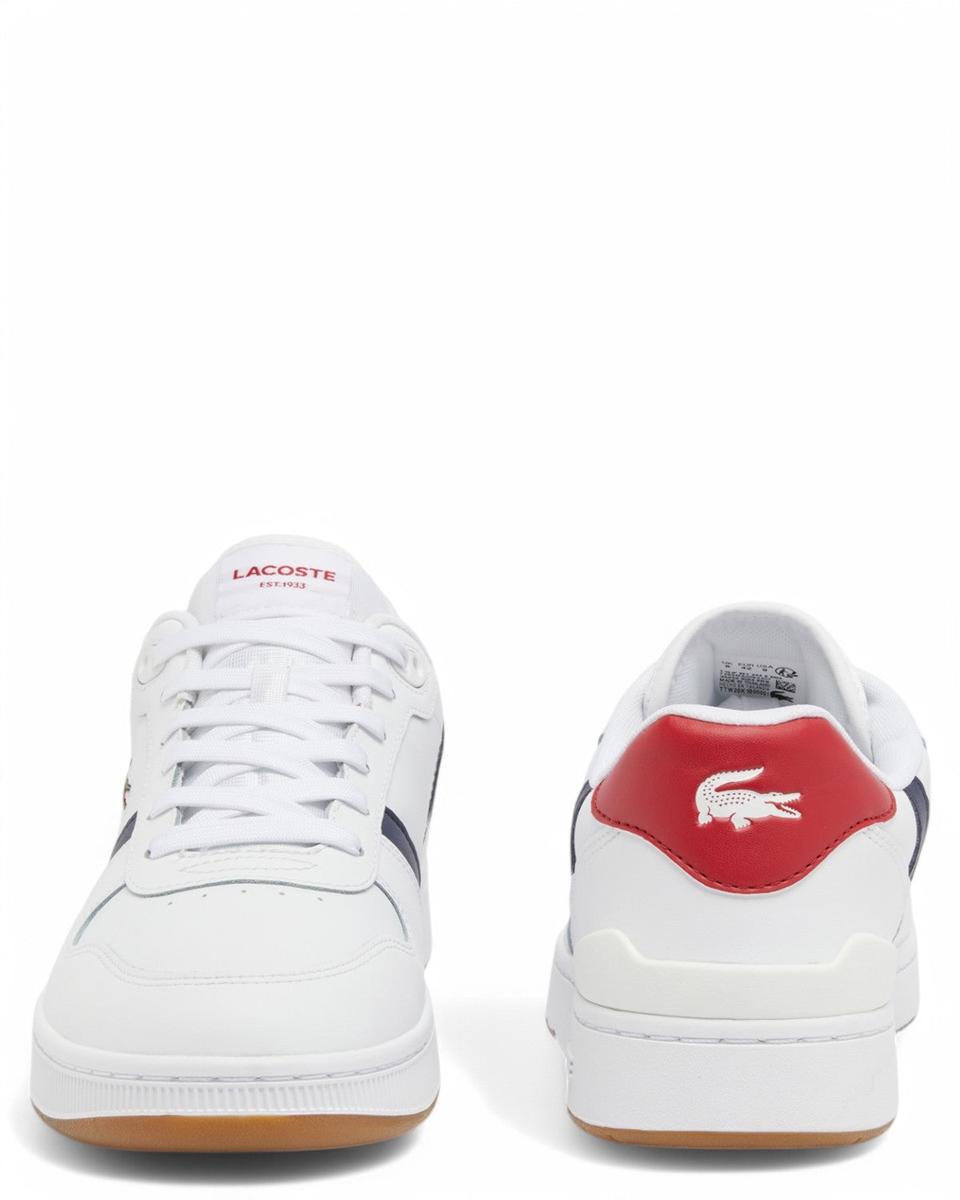 Sneakers Uomo in Pelle T-Clip Set-LACOSTE-Sneakers-Vittorio Citro Boutique