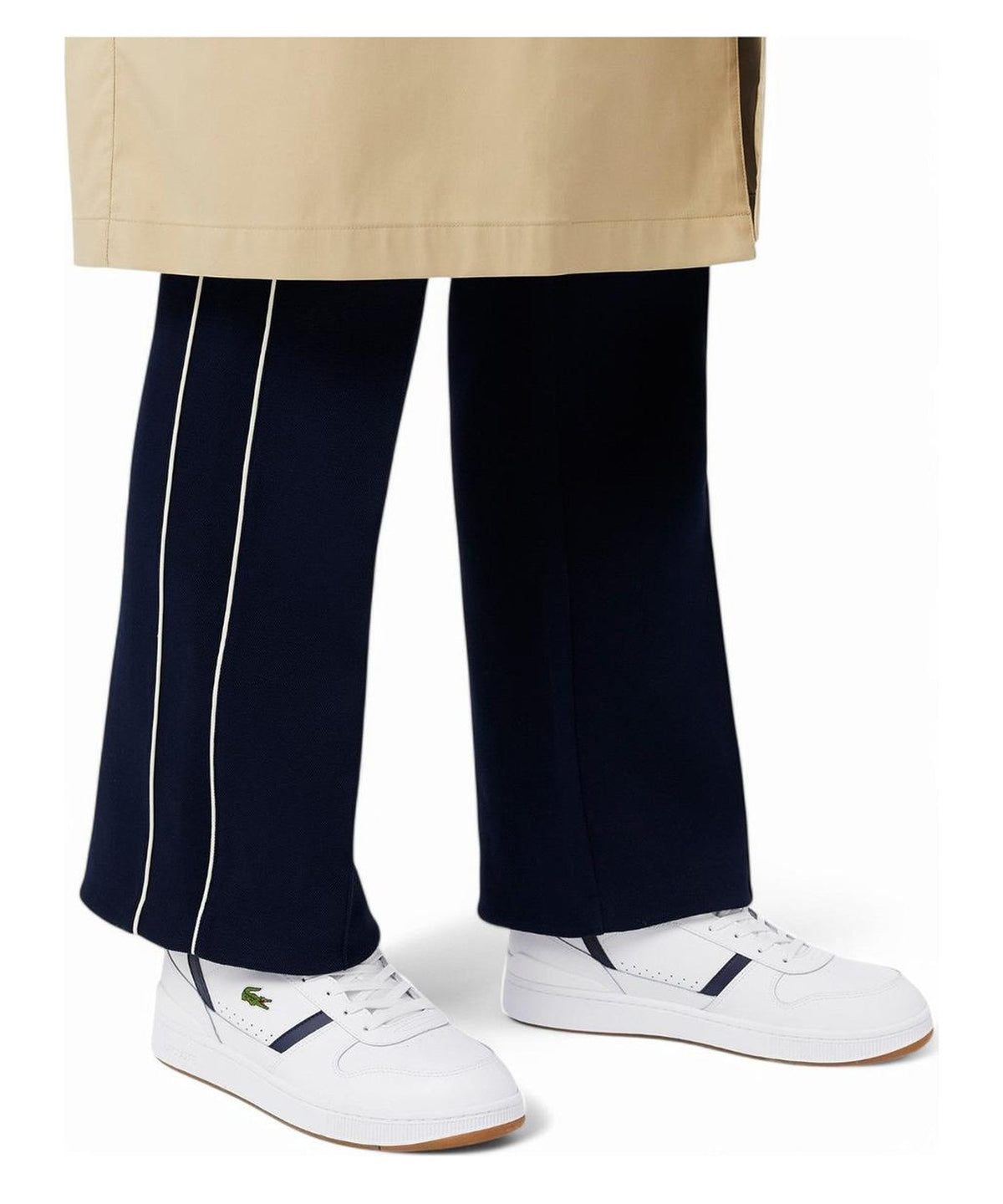 Sneakers Uomo in Pelle T-Clip Set-LACOSTE-Sneakers-Vittorio Citro Boutique