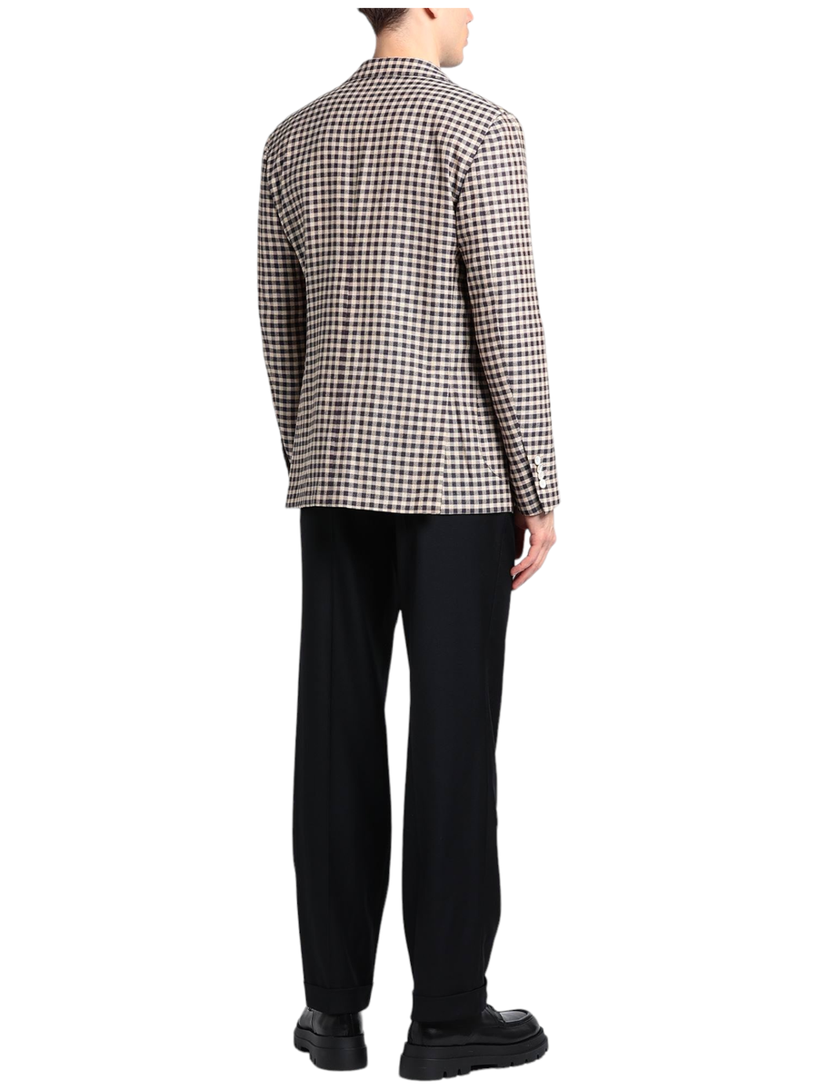 Giacca a quadri-Lardini-Giacche-Vittorio Citro Boutique