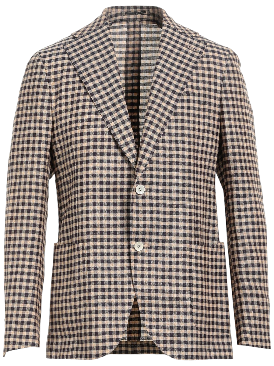 Giacca a quadri-Lardini-Giacche-Vittorio Citro Boutique