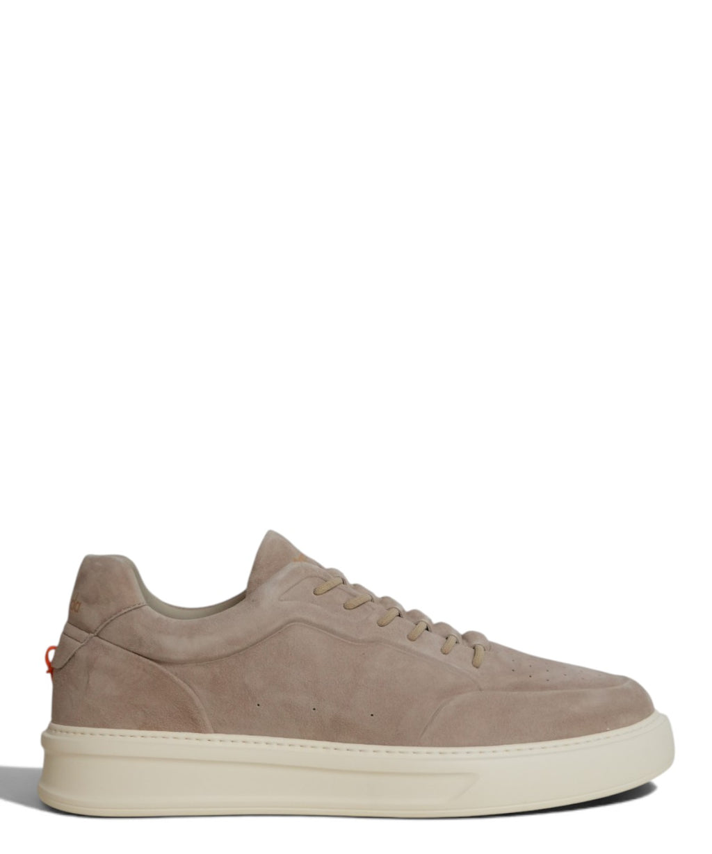 Sneakers Uomo Barracuda Phoenix in Suede Beige