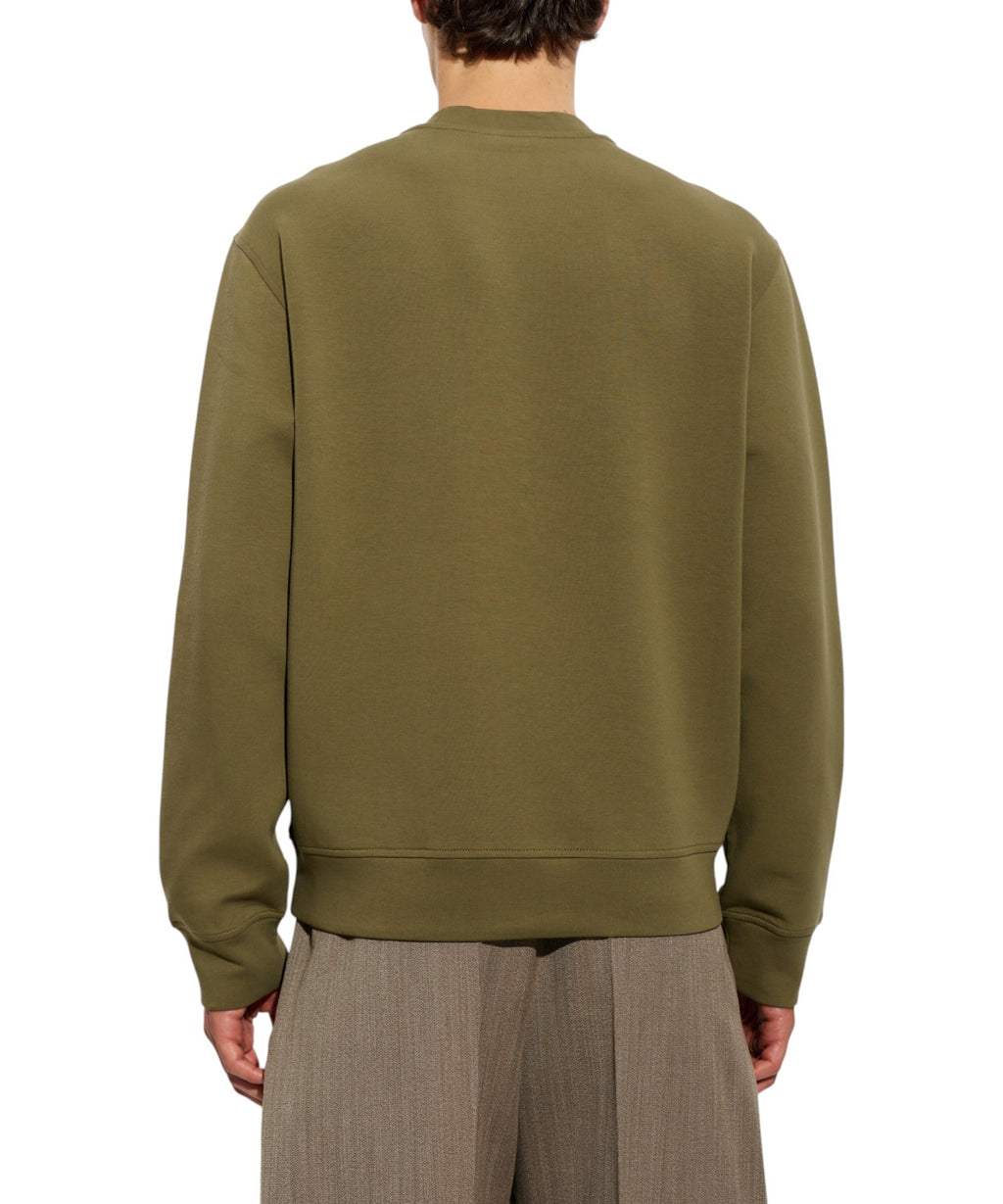 Felpa Emporio Armani Uomo Essentials in Jersey Stretch