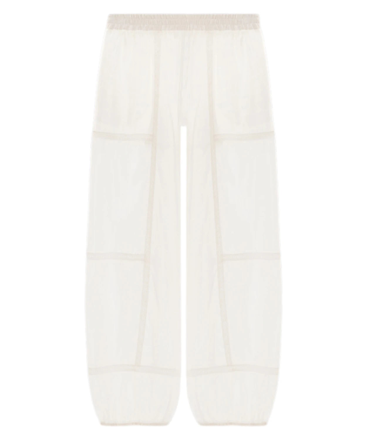 Twinset Pantaloni Joggers Voile Pizzo