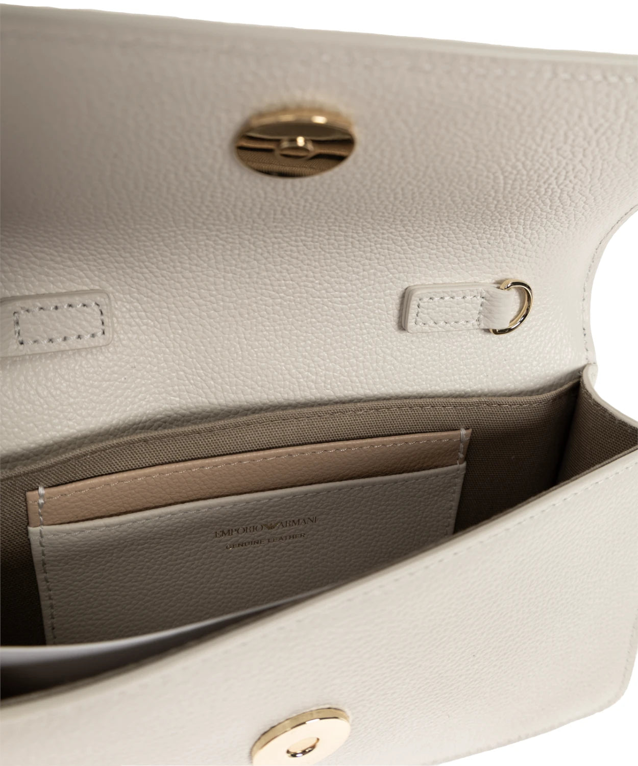 Mini Bag Emporio Armani con Tracolla e Pelle Bottalata