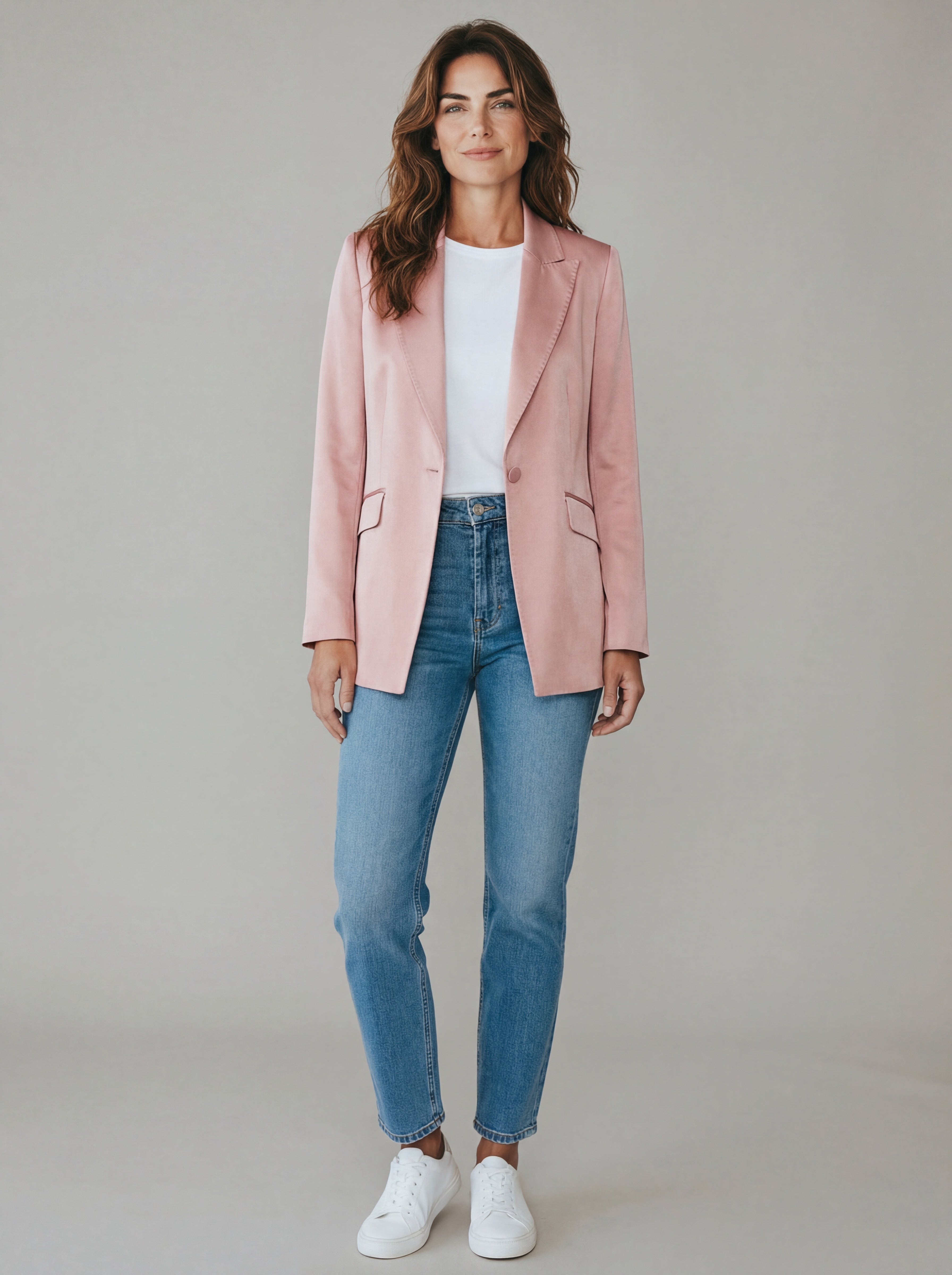 Blazer Donna Rosa Satin MLLETEREO