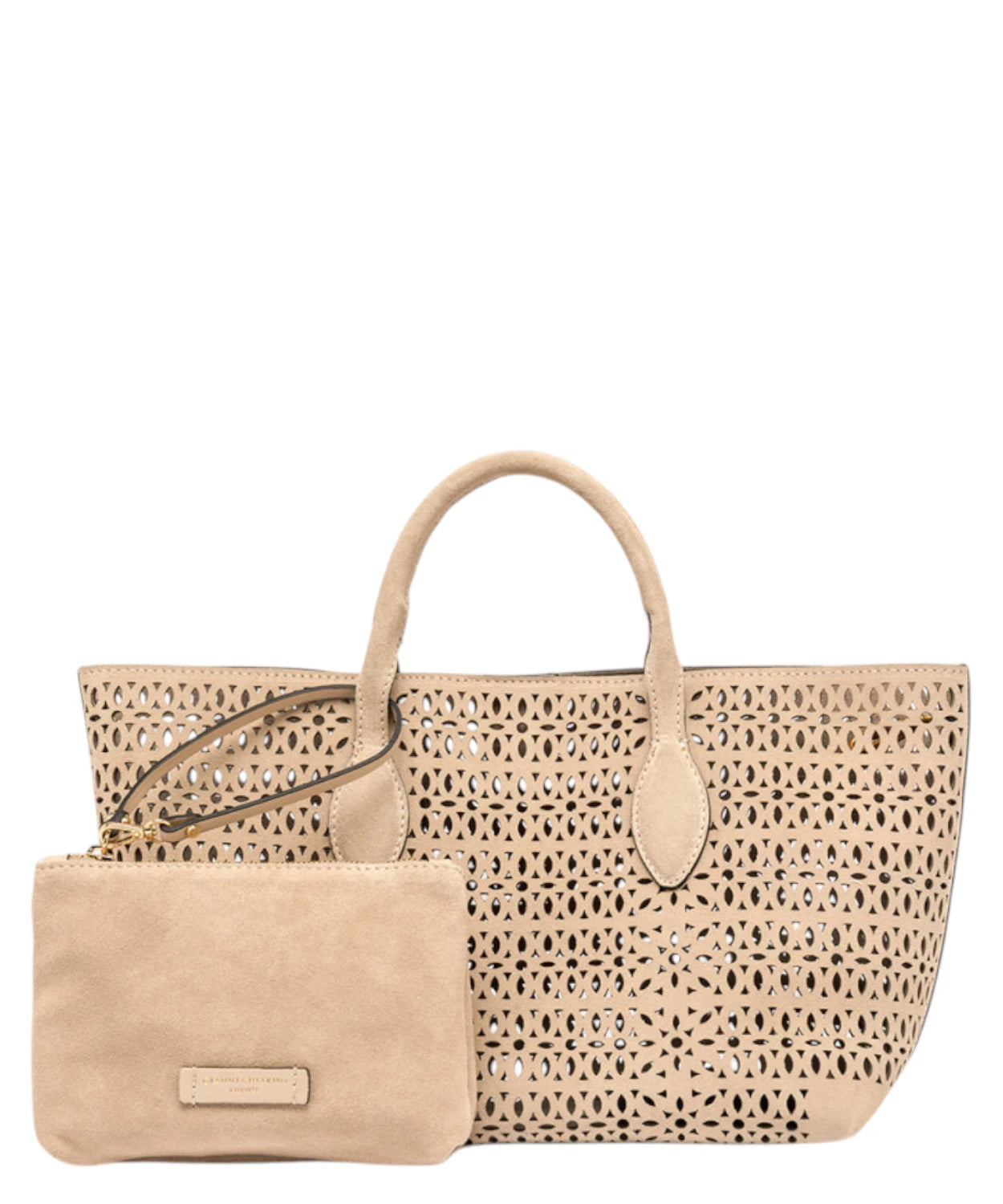 Sac Gianni Chiarini Mashup Small en daim laseré