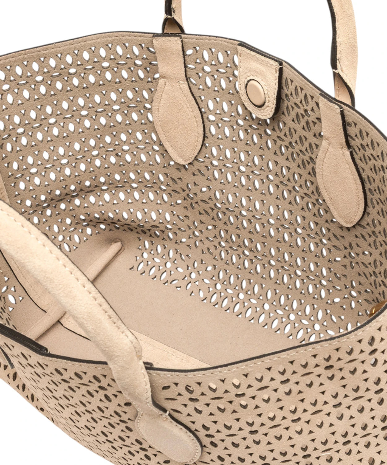 Sac Gianni Chiarini Mashup Small en daim laseré