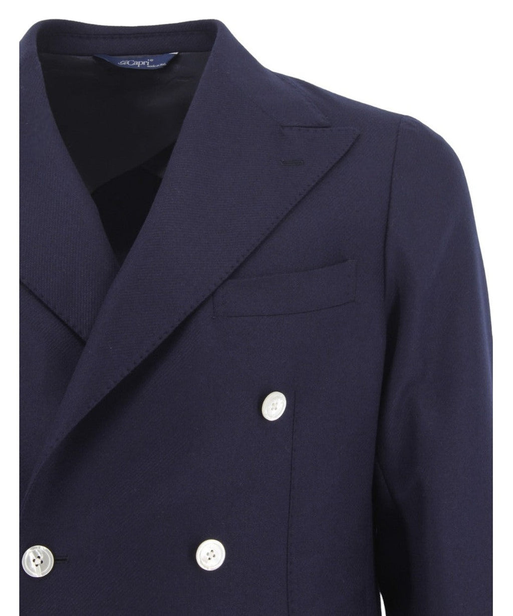 Giacca doppio petto spigata-GI CAPRI-Giacche-Vittorio Citro Boutique