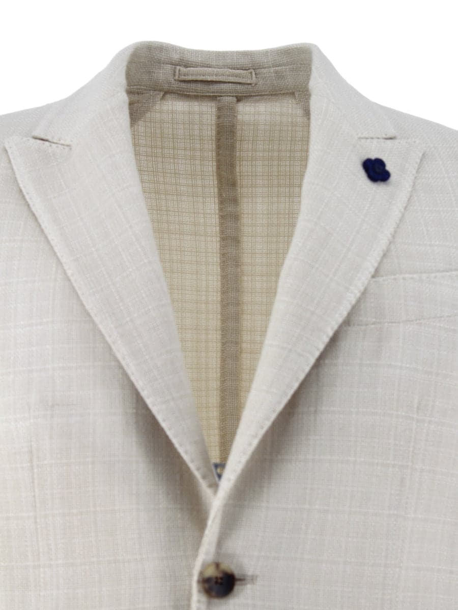 Giacca Lana e seta petto a lancia-Giacche-Lardini-Vittorio Citro Boutique