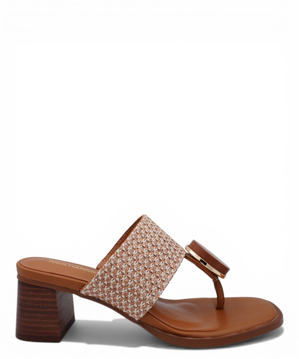 Mules tongs femme Petra Noa Harmon avec pierre appliquée