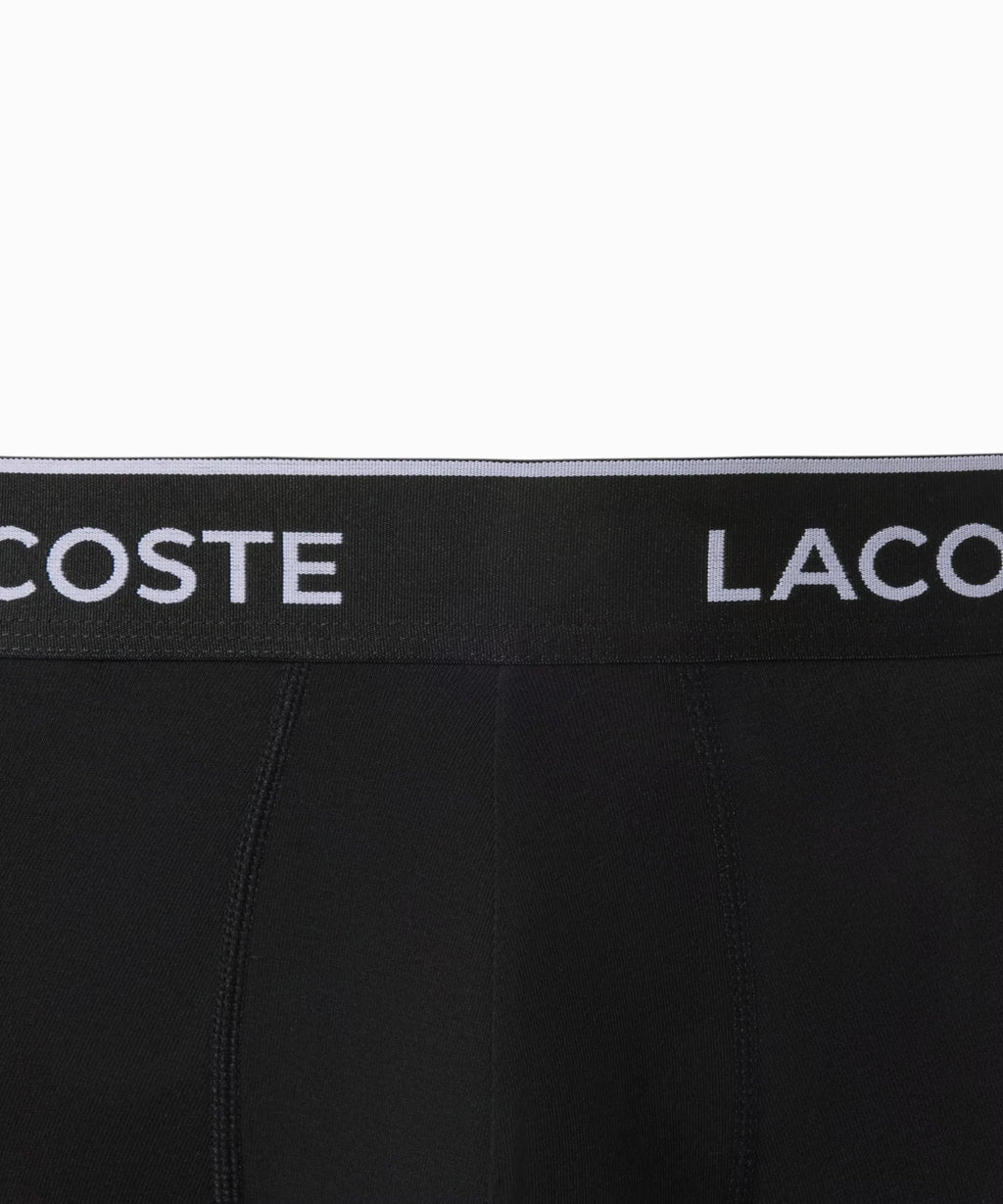 Boxer homme Lacoste en coton élastique, lot de 3 pièces