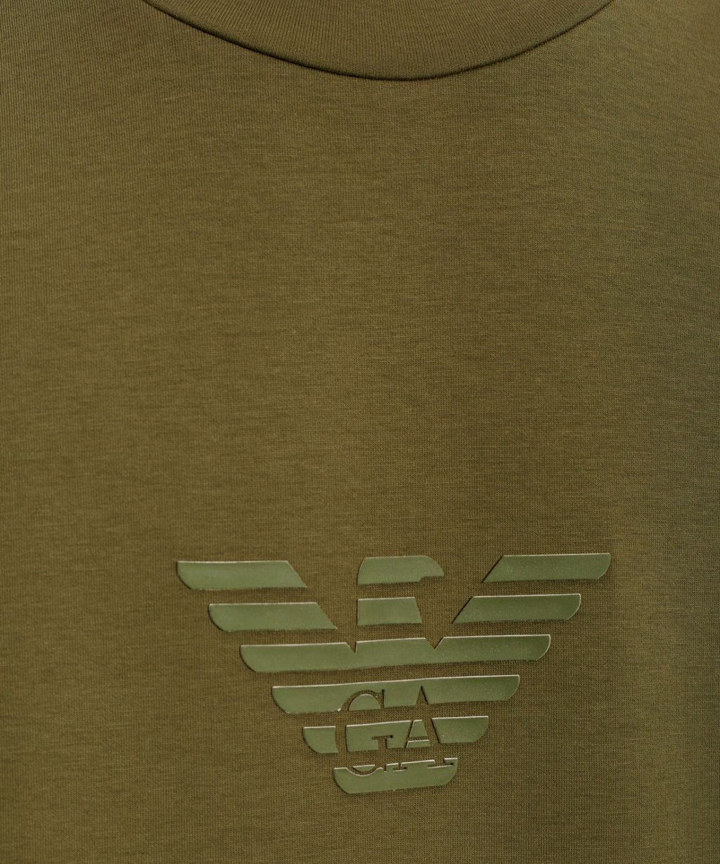 Felpa Emporio Armani Uomo Essentials in Jersey Stretch