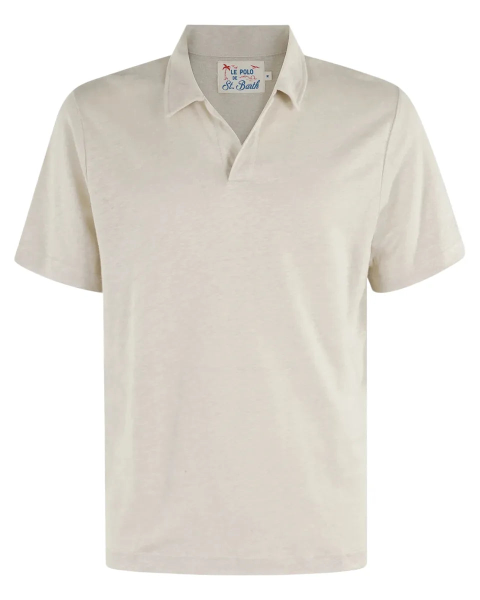 Polo Uomo in Jersey di Cotone Brighton Tinta in Capo-Mc2 Saint Barth-Polo-Vittorio Citro Boutique