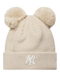 Bonnet femme New Era New York Yankees MLB à double pompon