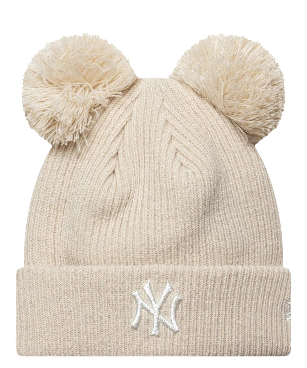 Bonnet femme New Era New York Yankees MLB à double pompon