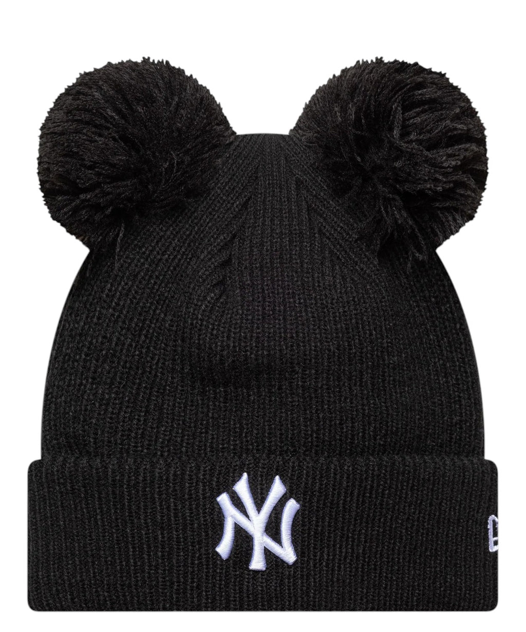 Bonnet femme New Era New York Yankees MLB à double pompon