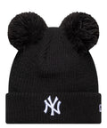 Bonnet femme New Era New York Yankees MLB à double pompon