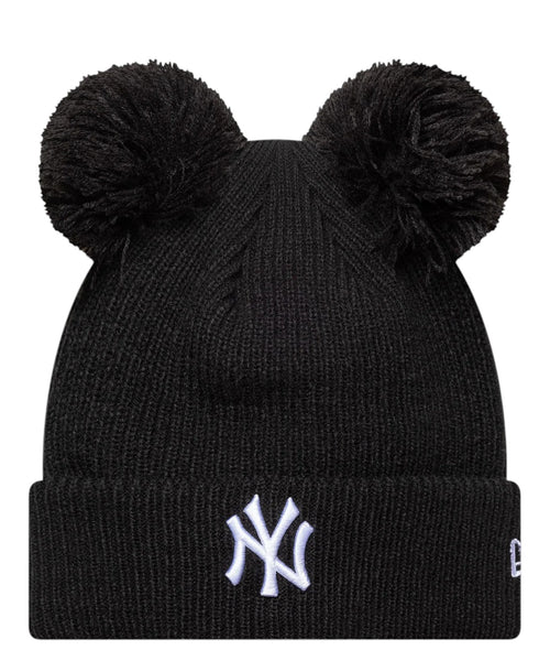 Bonnet femme New Era New York Yankees MLB à double pompon