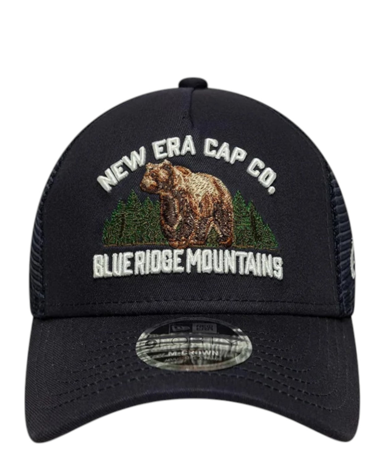 Cappellino New Era trucker blu navy A-Frame M-Crown