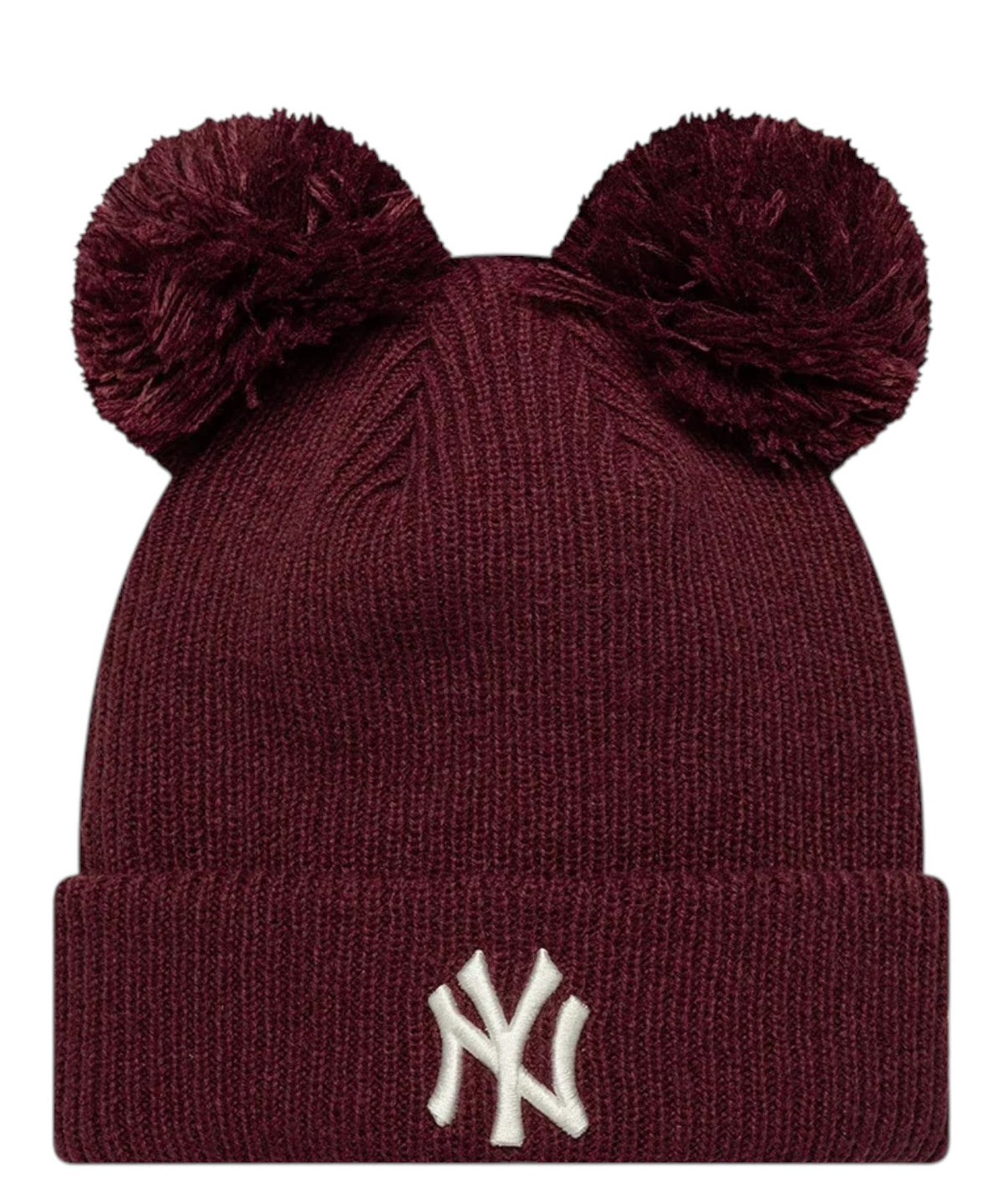 Bonnet femme New Era New York Yankees MLB à double pompon
