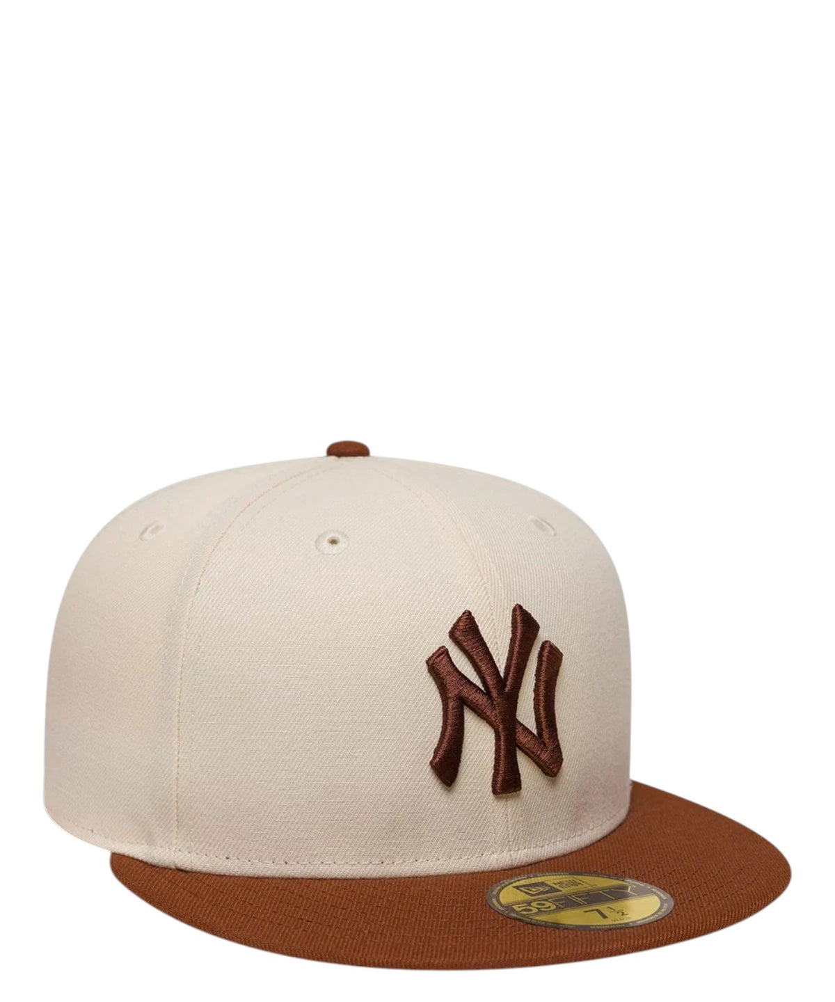Casquette ajustée 59FIFTY crème et rouge des New York Yankees de New Era