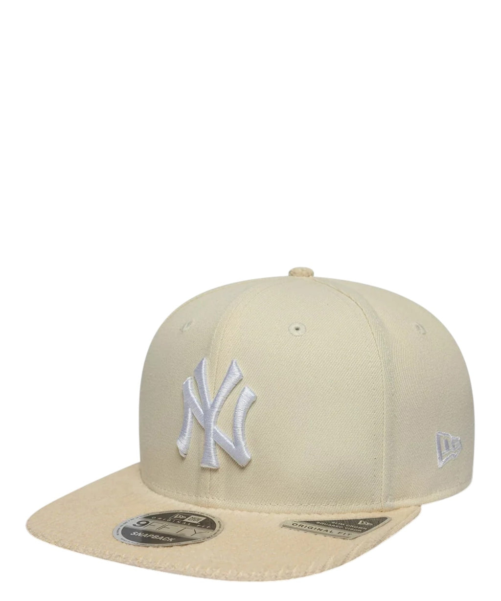 Visière en velours côtelé New York Yankees New Era 9FIFTY Original Fit