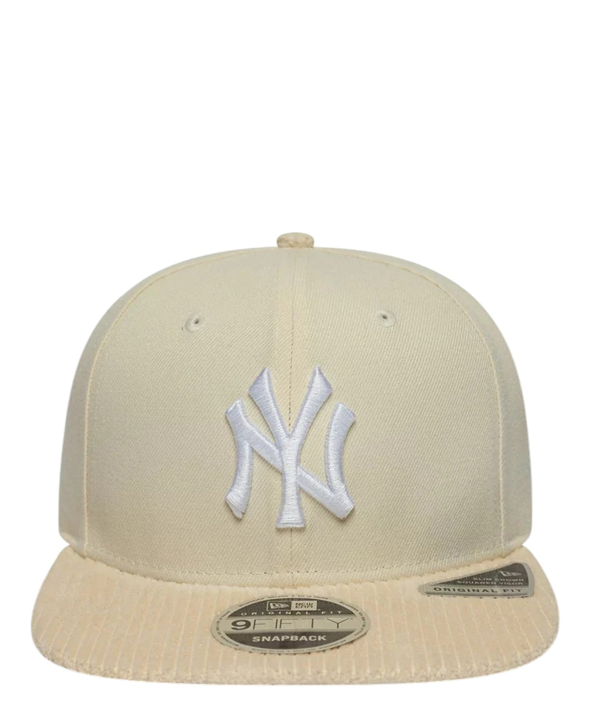 Visière en velours côtelé New York Yankees New Era 9FIFTY Original Fit