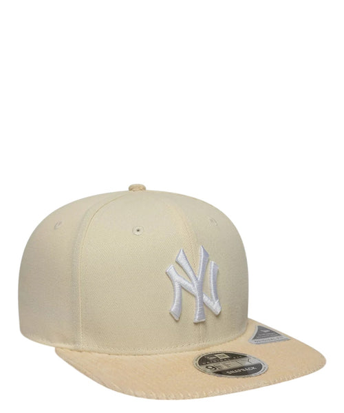 Visière en velours côtelé New York Yankees New Era 9FIFTY Original Fit